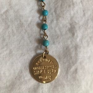 FREE WITH PURCHASE! :) Blue and Gold Necklace